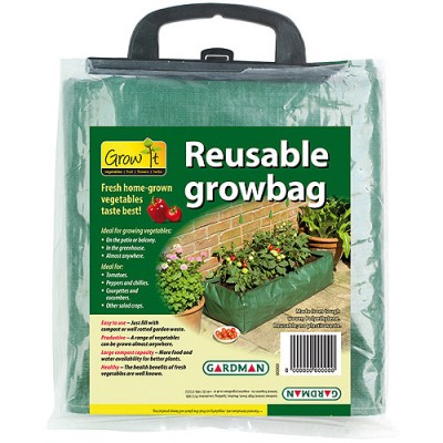 Gardman 7500 39 in X 16 in X 9 in Green Reusable Patio Grow Bag   551506745